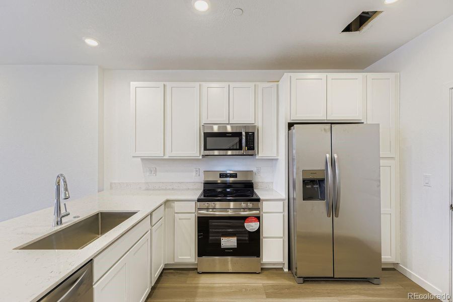 Furnished interior view inside a new home in , Centennial (Image 6). Furnished interior view inside a new home in , Centennial (Image 6).