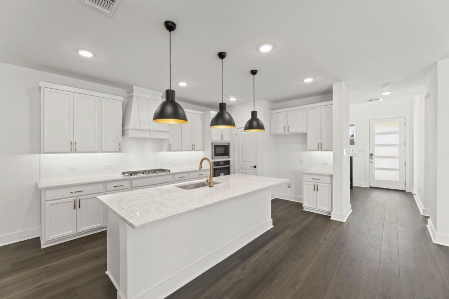 Furnished interior view inside a new home in The Retreat at Harvest, Argyle (Image 6).