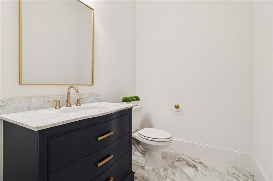 Furnished interior view inside a new home in , Dallas (Image 17).