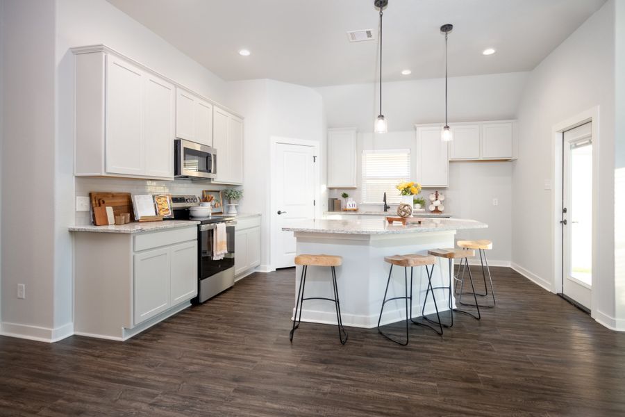 Representative furnished interior of a home built from the The Lily by Avonley Homes in Bonham Trace, Bryan (Image 4).