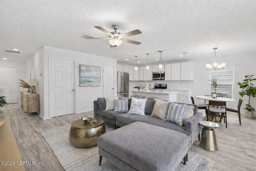 Furnished interior view inside a new home in , Jacksonville (Image 13).