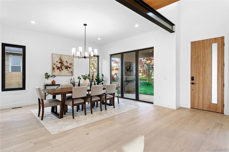 Furnished interior view inside a new home in , Denver (Image 16).