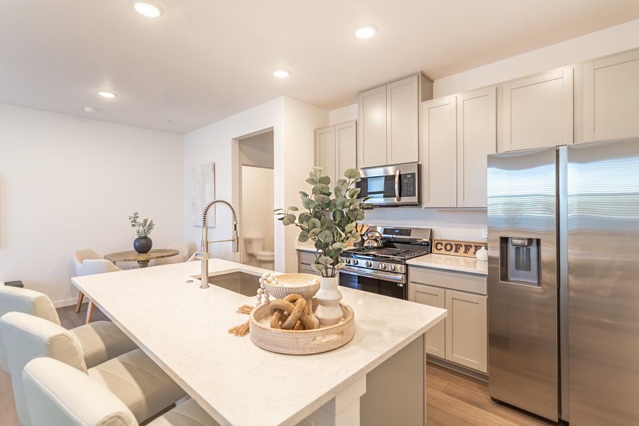 Representative furnished interior of a home built from the Ellis by Lokal Homes in The Vistas at West Mesa, Colorado Springs (Image 5).