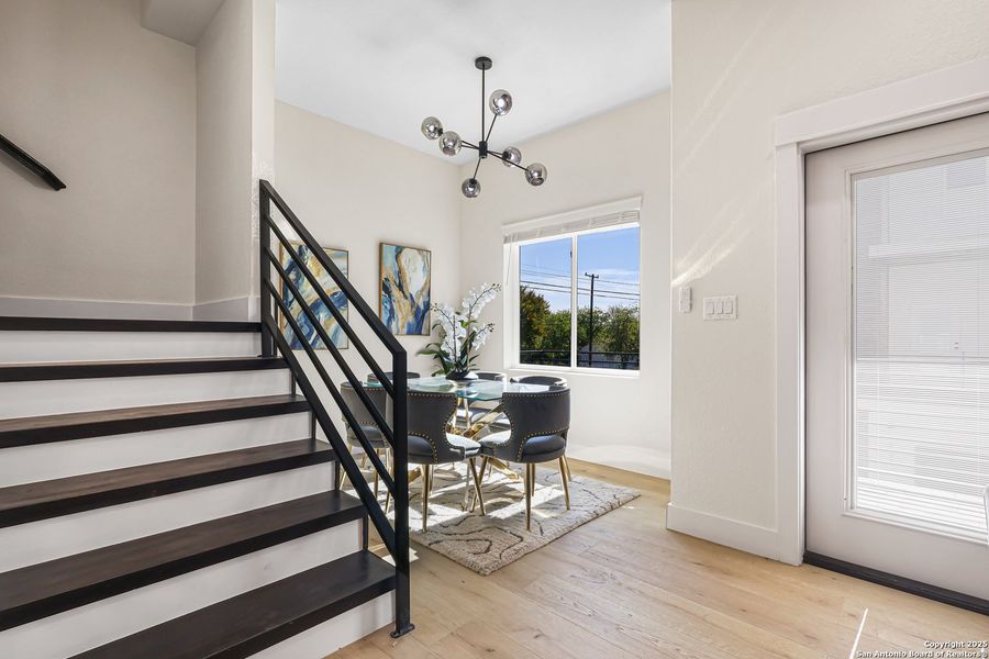 Furnished interior view inside a new home in , San Antonio (Image 8). Furnished interior view inside a new home in , San Antonio (Image 8).