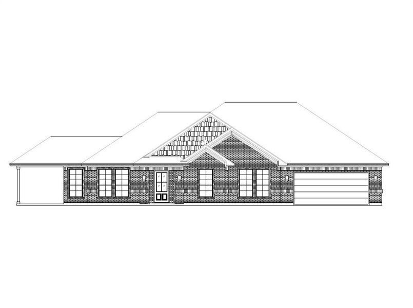Exterior rendering of this home design in Stoneview, Glen Rose, TX (Image 2). Exterior rendering of this home design in Stoneview, Glen Rose, TX (Image 2).