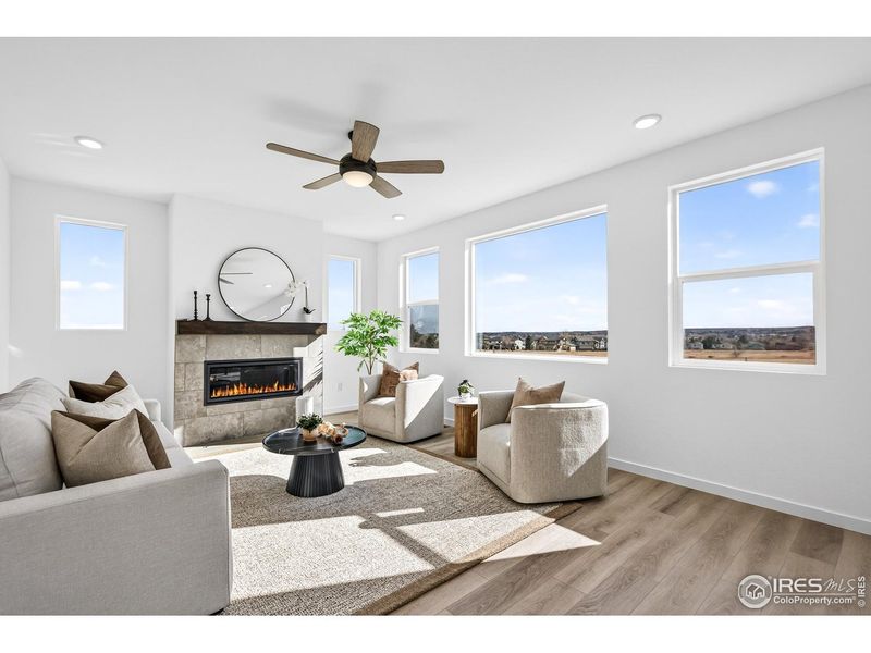 Furnished interior view inside a new home in , Louisville (Image 39).