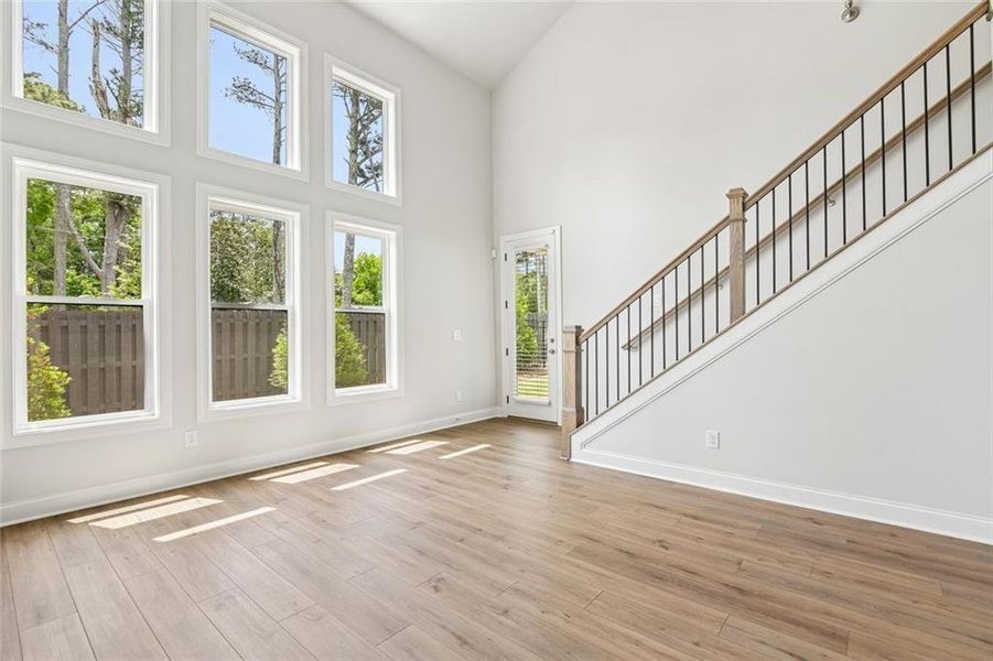 Spacious, unfurnished interior of a new home in Promenade at Sawnee Village, Cumming (Image 48). Spacious, unfurnished interior of a new home in Promenade at Sawnee Village, Cumming (Image 48).
