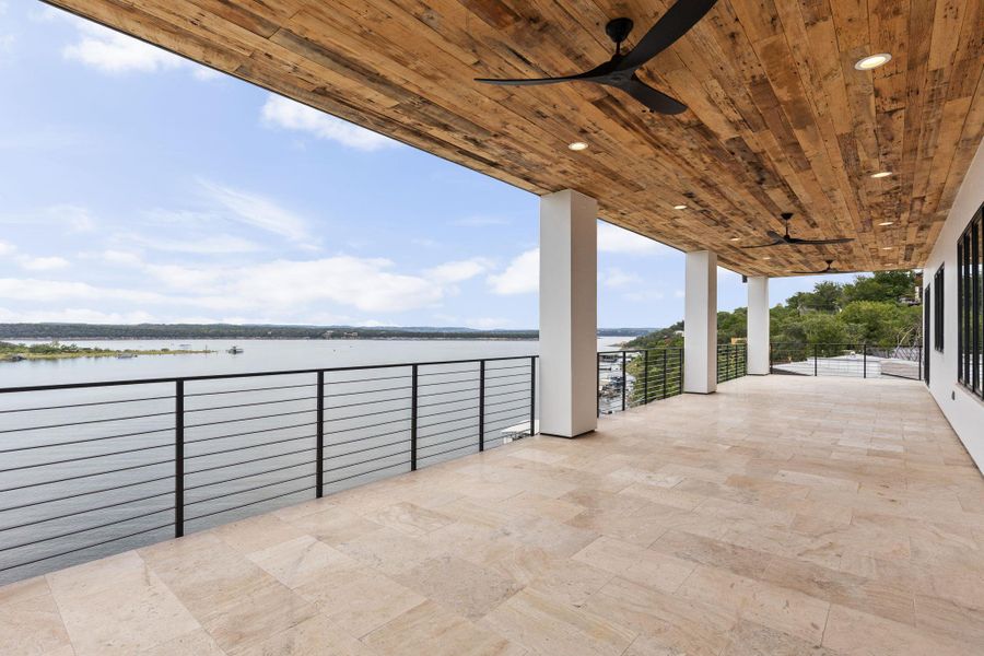 Exterior details and patio area of a home in , Lakeway (Image 25).