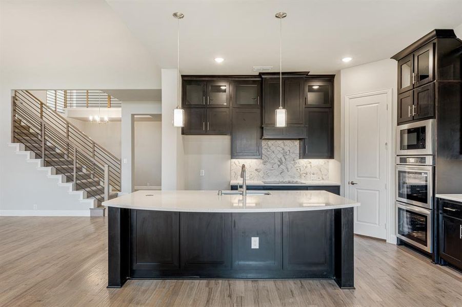 Furnished interior view inside a new home in Hayes Crossing, Midlothian (Image 11).