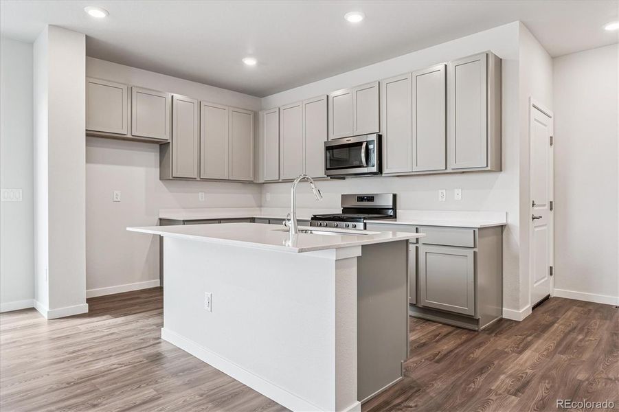 Furnished interior view inside a new home in Paired Homes at Alder Creek, Parker (Image 11).