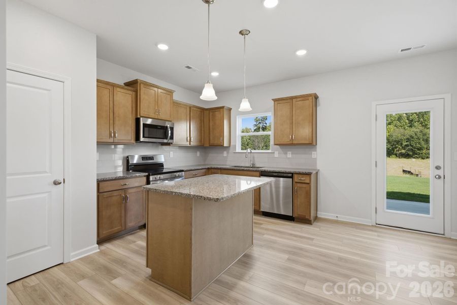 Furnished interior view inside a new home in Catawba Trace, Catawba (Image 8).