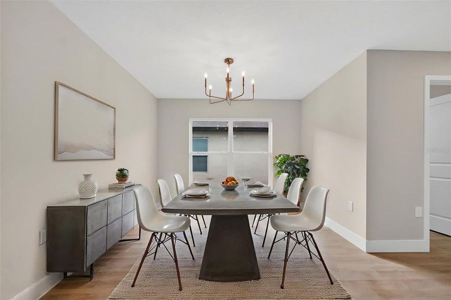 Furnished interior view inside a new home in , Orlando (Image 14).