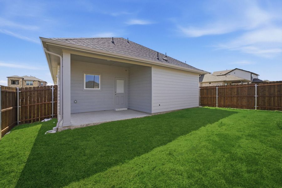 Exterior details and patio area of a home in Westridge, McKinney (Image 30).