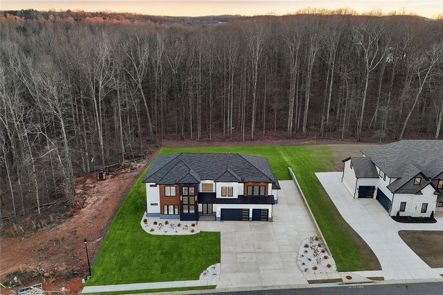Front exterior of a new home in , Auburn, GA, highlighting curb appeal (Image 35). Front exterior of a new home in , Auburn, GA, highlighting curb appeal (Image 35).