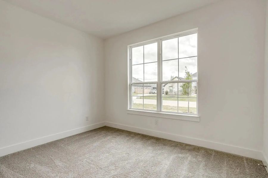 Representative unfurnished interior of a home built from the The Brazos by Elmwood Custom Homes in Ranch at Stone Hill, Waxahachie (Image 25). Representative unfurnished interior of a home built from the The Brazos by Elmwood Custom Homes in Ranch at Stone Hill, Waxahachie (Image 25).