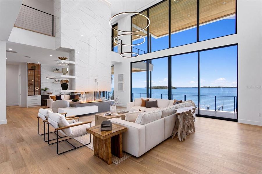 Furnished interior view inside a new home in , Tierra Verde (Image 8).