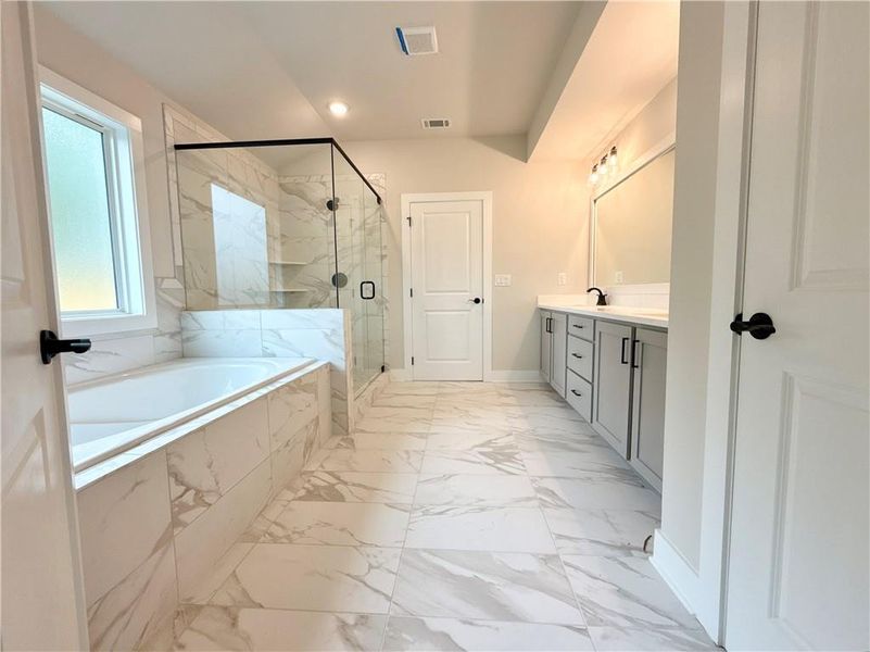 Furnished interior view inside a new home in , Hoschton (Image 8).