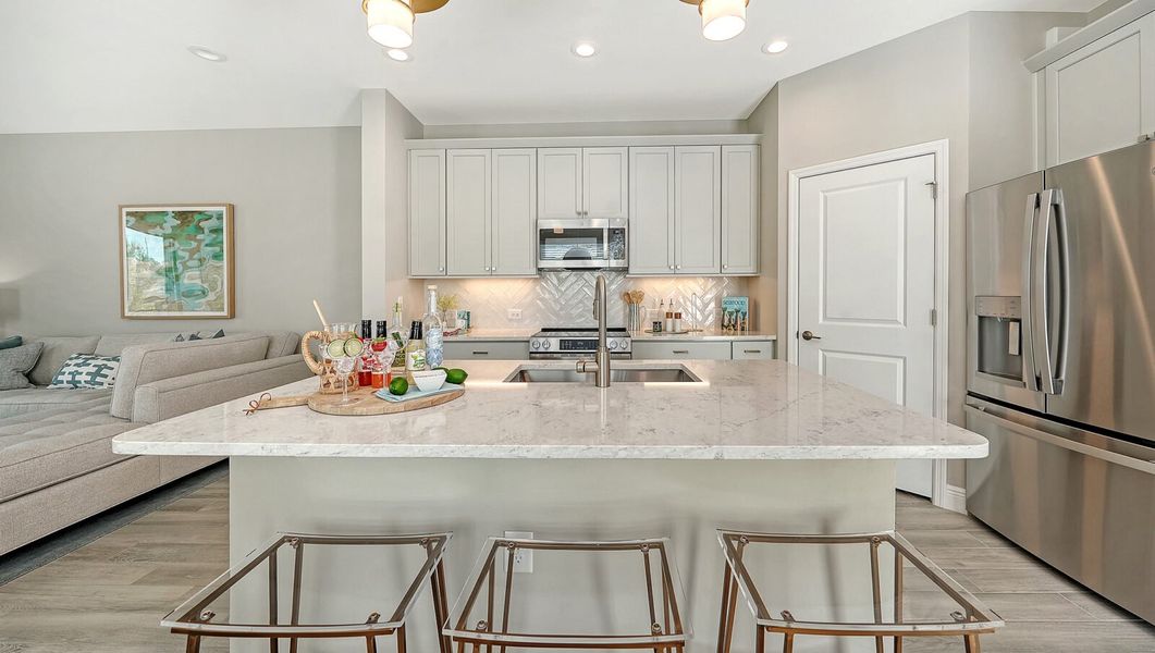 Representative furnished interior of a home built from the Parker by Neal Communities in SkySail, Naples (Image 12).