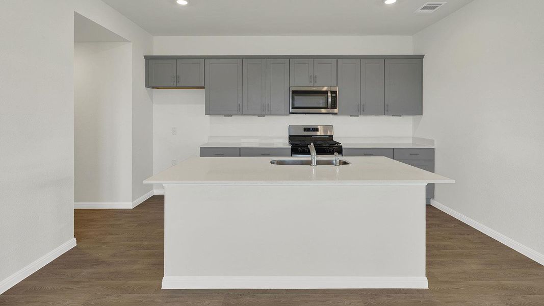 Furnished interior view inside a new home in Paramount, Kyle (Image 4).