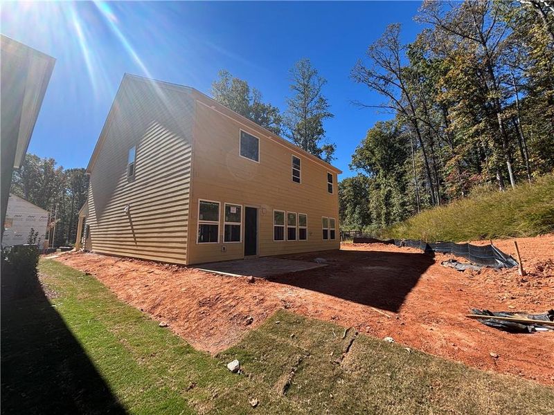 Exterior details and patio area of a home in Creekside, Dawsonville (Image 23).