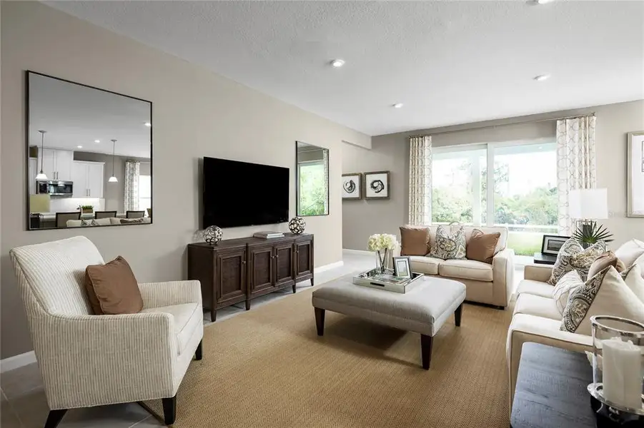 Furnished interior view inside a new home in Morningside Reserve, Leesburg (Image 14).