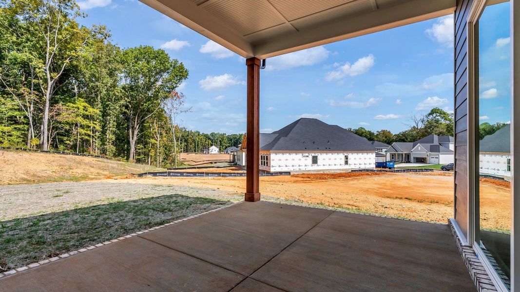 Exterior details and patio area of a home in Brush Creek, Fairview (Image 4). Exterior details and patio area of a home in Brush Creek, Fairview (Image 4).
