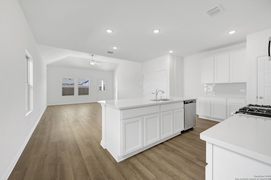 Furnished interior view inside a new home in Winding Brook, San Antonio (Image 11).
