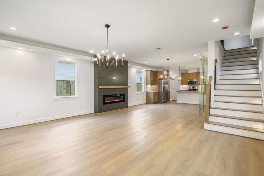 Furnished interior view inside a new home in , Houston (Image 7). Furnished interior view inside a new home in , Houston (Image 7).