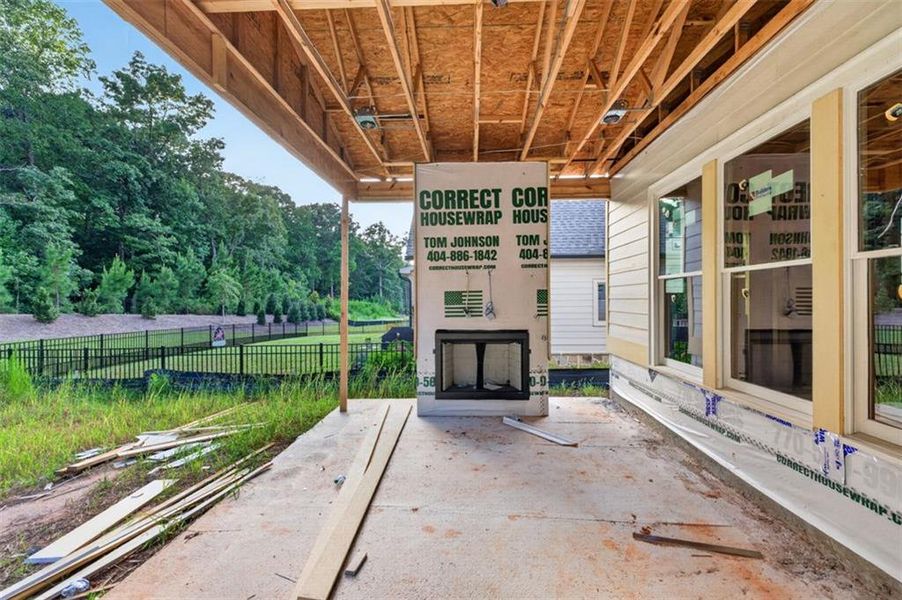 In-progress construction of a new home in , Statham, GA (Image 9).