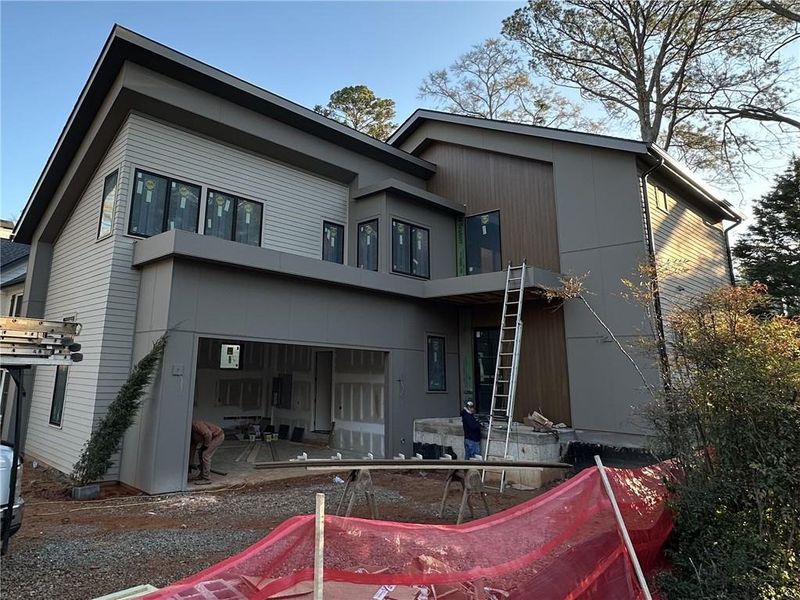 In-progress construction of a new home in , Decatur, GA (Image 5).