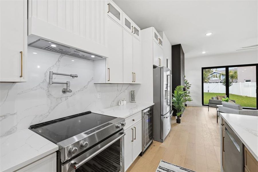 Furnished interior view inside a new home in , Tampa (Image 36).