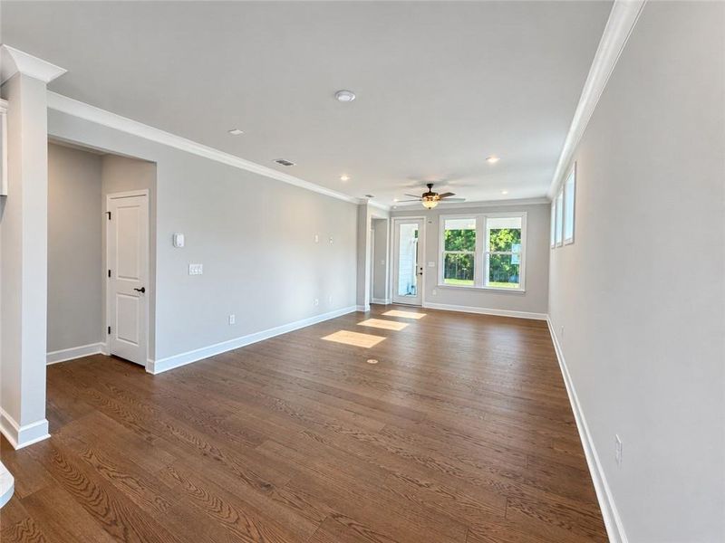 Spacious, unfurnished interior of a new home in Sun City Peachtree, Griffin (Image 8).
