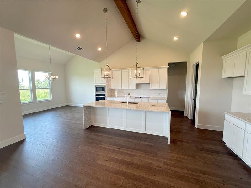 Furnished interior view inside a new home in , Weatherford (Image 8).