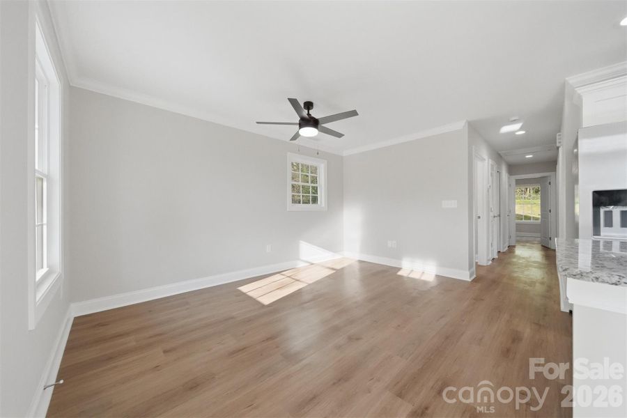Spacious, unfurnished interior of a new home in , Hickory (Image 16).