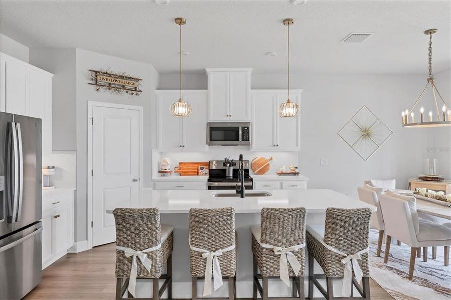 Furnished interior view inside a new home in , Parrish (Image 5).
