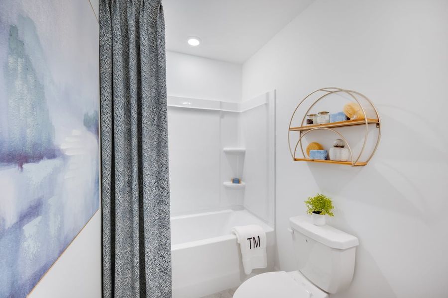 Representative furnished interior of a home built from the Fairfield by Taylor Morrison in Falls Creek, Flowery Branch (Image 28).