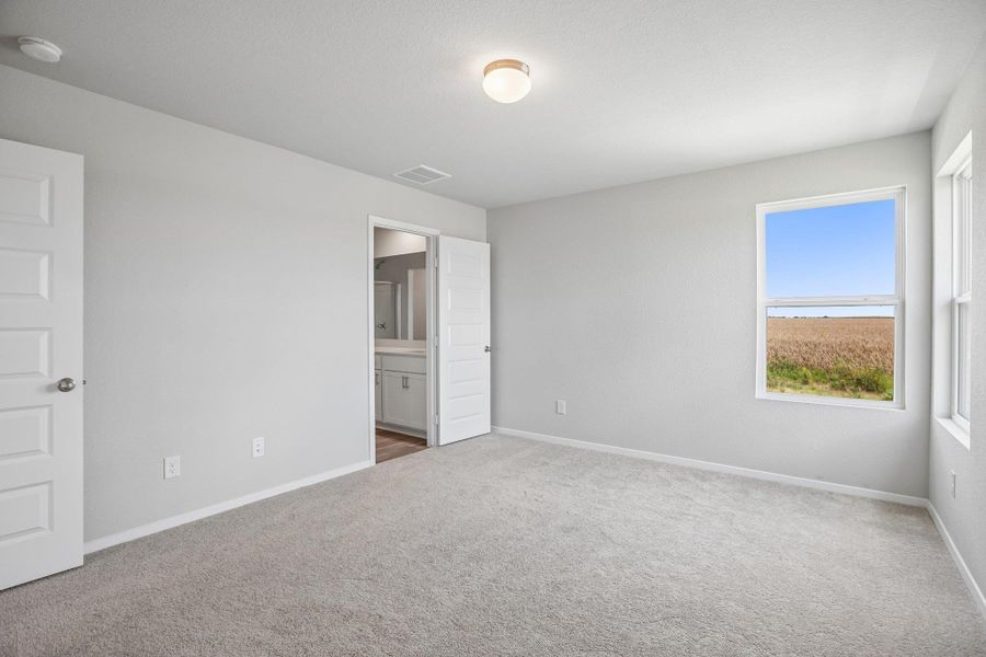 Spacious, unfurnished interior of a new home in Harvest Ridge, Elgin (Image 29).