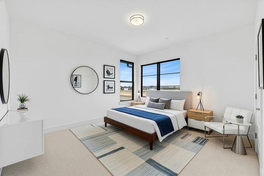 Furnished interior view inside a new home in Hilltop Ranch, Leander (Image 7).