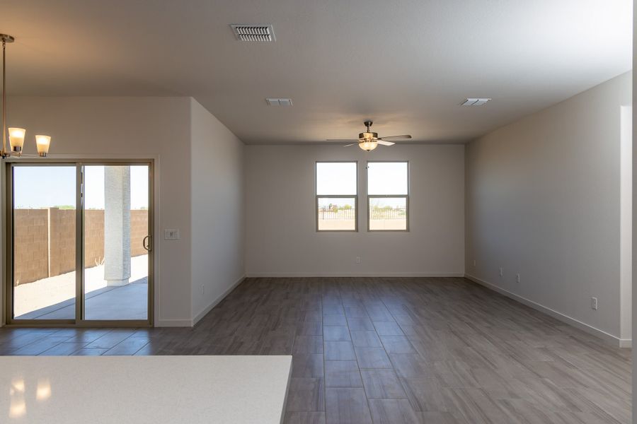 Spacious, unfurnished interior of a new home in Rancho Santa Rosa, Maricopa (Image 15). Spacious, unfurnished interior of a new home in Rancho Santa Rosa, Maricopa (Image 15).