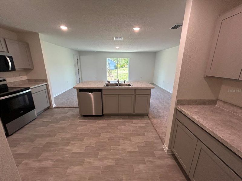 Furnished interior view inside a new home in Palm Coast: Value Collection, Palm Coast (Image 7). Furnished interior view inside a new home in Palm Coast: Value Collection, Palm Coast (Image 7).