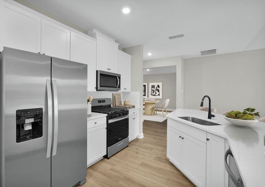 Chefs of all skill levels will love the upgraded kitchen