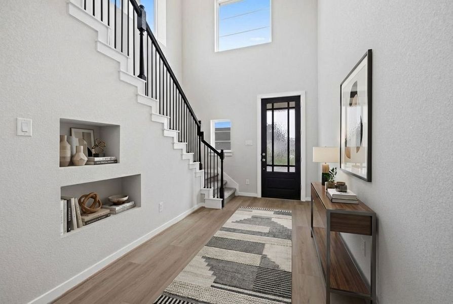Furnished interior view inside a new home in Santa Rita Ranch, Liberty Hill (Image 5).