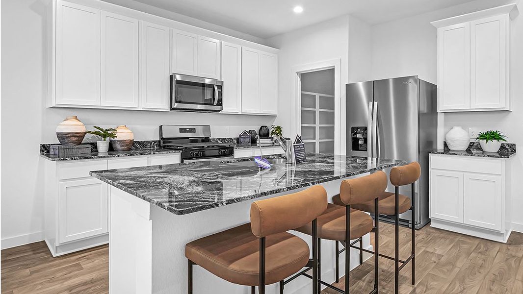 Furnished interior view inside a new home in Evergreen, Rosenberg (Image 7).