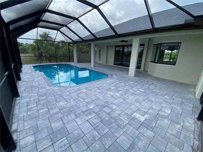 Exterior details and patio area of a home in , Port Charlotte (Image 2). Exterior details and patio area of a home in , Port Charlotte (Image 2).