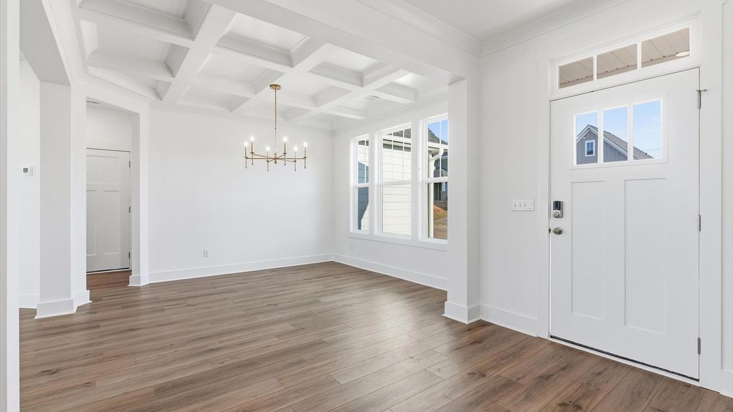 Furnished interior view inside a new home in Benjamin's Grove, Woodruff (Image 6).