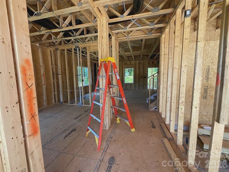 In-progress construction of a new home in Lauren Pines, York, SC (Image 18).