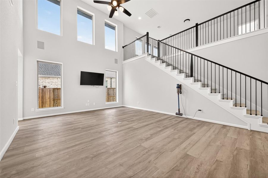 Spacious, unfurnished interior of a new home in Cane Island, Katy (Image 28).