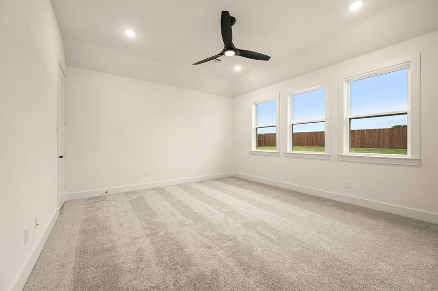 Spacious, unfurnished interior of a new home in Highland Oaks, Boyd (Image 38). Spacious, unfurnished interior of a new home in Highland Oaks, Boyd (Image 38).