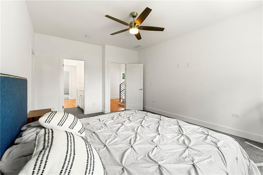 Furnished interior view inside a new home in , Dacula (Image 43).