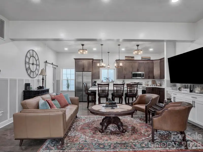 Furnished interior view inside a new home in , Clover (Image 18).